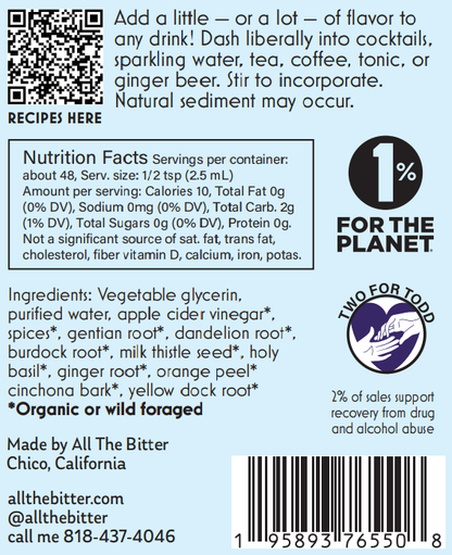 All The Bitter Aromatic Bitters (Non-Alcoholic)