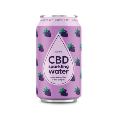 Untitled Art Goodwell CBD Sparkling Water Blackberry