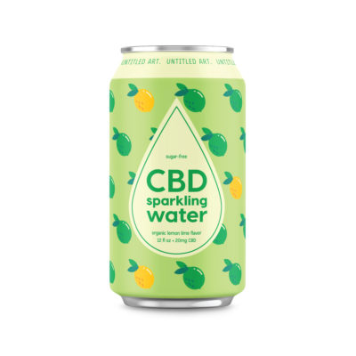 Untitled Art Goodwell CBD Sparkling Water Lemon Lime